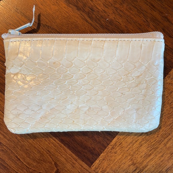 VINTAGE 80S BEAUTIFUL KEY/CARD HOLDER GENUINE SNAKESKIN DUO - Picture 2 of 8